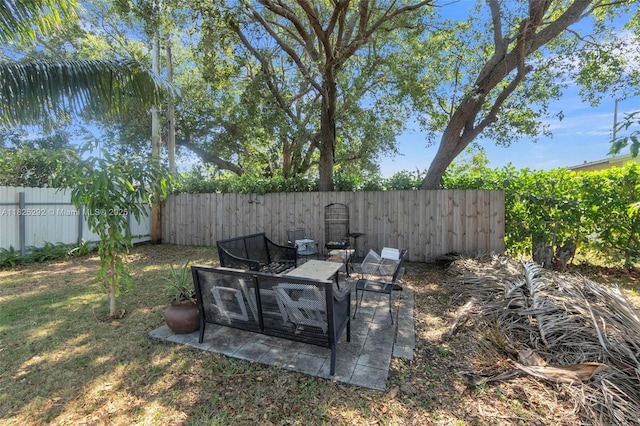 3610 NW 171st St, Miami Gardens, FL 33056 - fenced backyard featuring a patio area