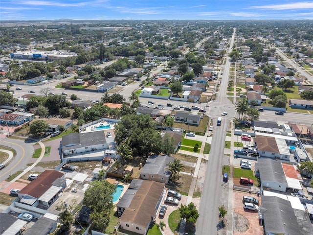 3610 NW 171st St, Miami Gardens, FL 33056 - aerial view of property and surrounding area featuring nearby suburban area