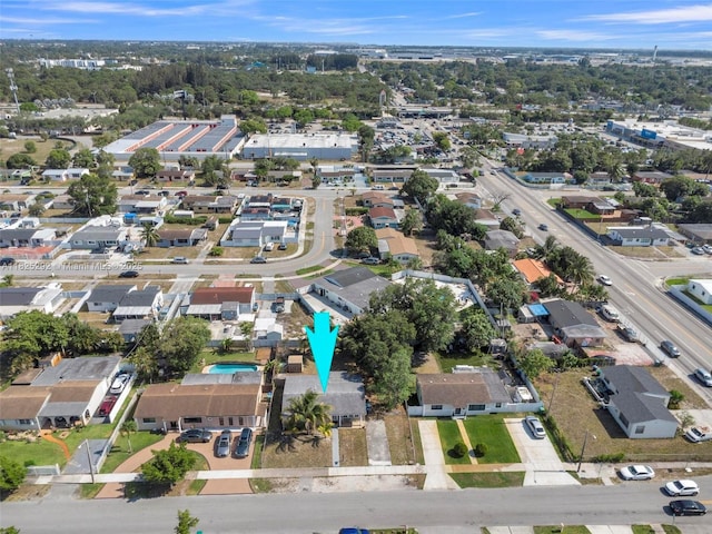 3610 NW 171st St, Miami Gardens, FL 33056 - aerial overview of property's location featuring nearby suburban area