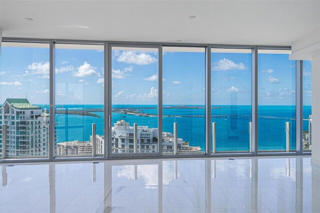300 Biscayne Blvd Way Unit 4301, Miami, FL 33131 - interior space with a water view