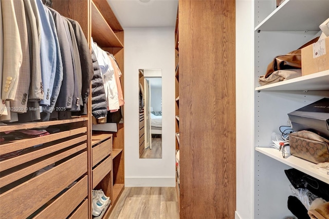 4764 Greentree Cres Unit A, Boynton Beach, FL 33436 - walk in closet with wood finished floors