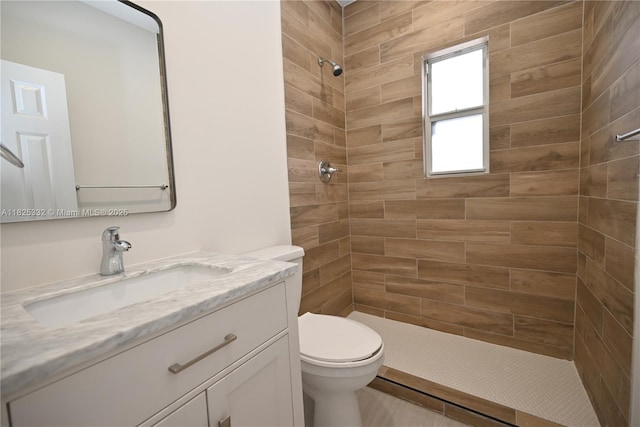2949 SW 14th St, Miami, FL 33145 - bathroom featuring a tile shower and vanity