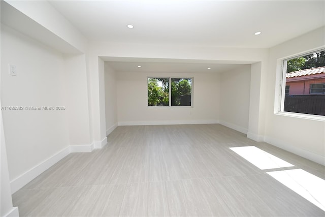 2949 SW 14th St, Miami, FL 33145 - spare room with plenty of natural light and recessed lighting
