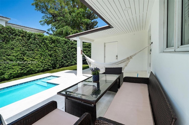 443 SW 18th Rd, Miami, FL 33129 - swimming pool featuring a patio area