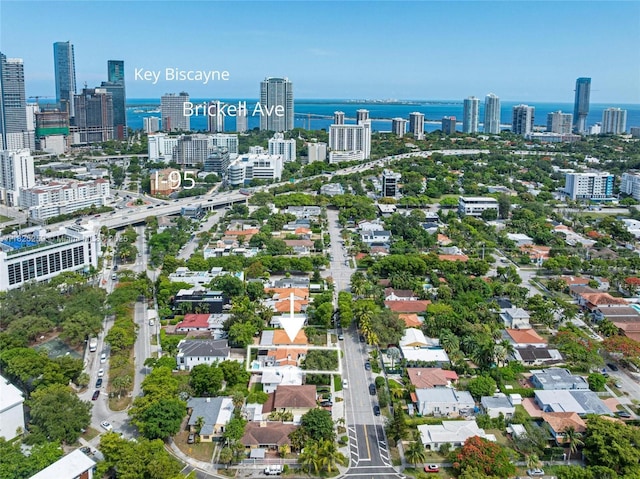 443 SW 18th Rd, Miami, FL 33129 - aerial view of property's location featuring a nearby body of water