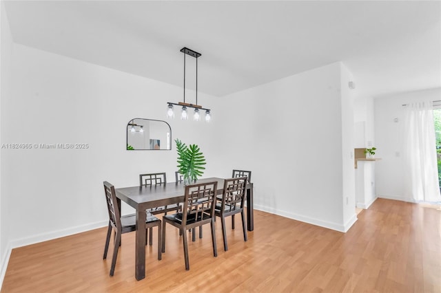 8081 NW 107th Ct, Doral, FL 33178 - dining area with light wood finished floors and baseboards