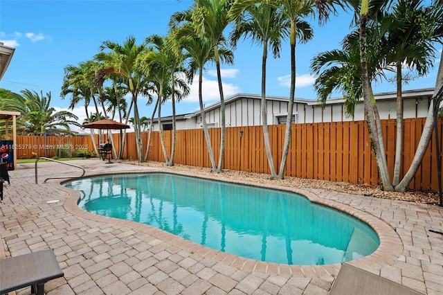 2251 NW 87th Ave, Pembroke Pines, FL 33024 - view of swimming pool featuring a patio and a fenced backyard