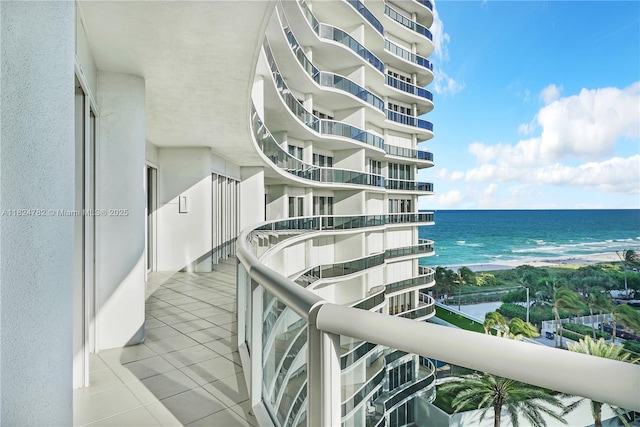 9601 Collins Ave Unit 809, Bal Harbour, FL 33154 - balcony featuring a water view