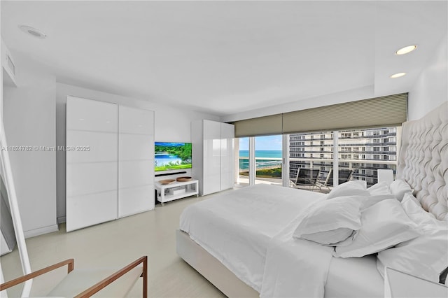 9601 Collins Ave Unit 809, Bal Harbour, FL 33154 - bedroom featuring recessed lighting