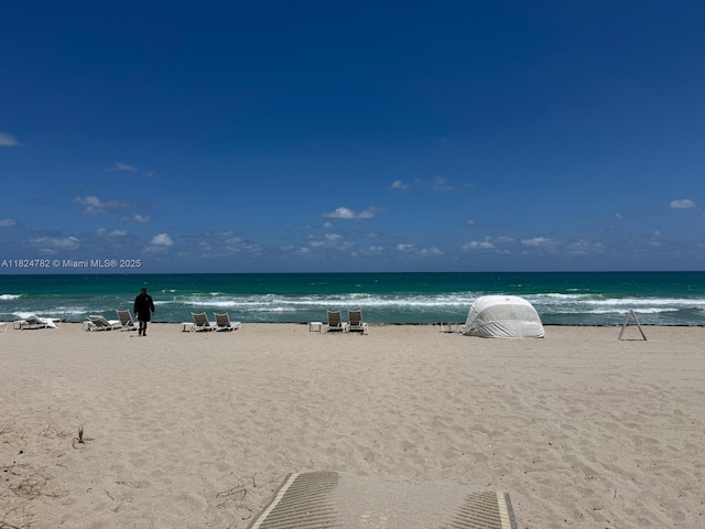 9601 Collins Ave Unit 809, Bal Harbour, FL 33154 - water view featuring nearby beach