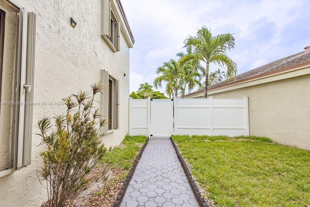3420 NW 21st Ct, Coconut Creek, FL 33066 - view of yard featuring a gate