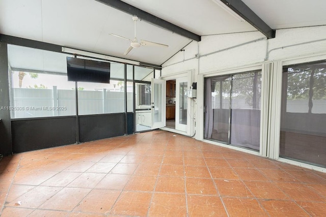 3420 NW 21st Ct, Coconut Creek, FL 33066 - unfurnished sunroom featuring plenty of natural light