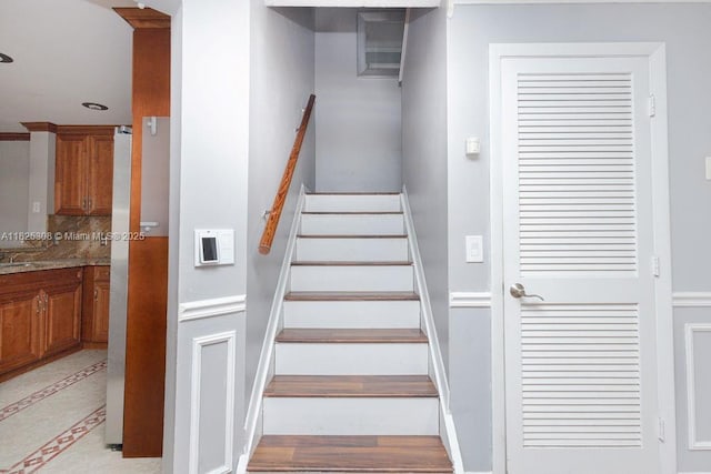 3420 NW 21st Ct, Coconut Creek, FL 33066 - stairway with recessed lighting