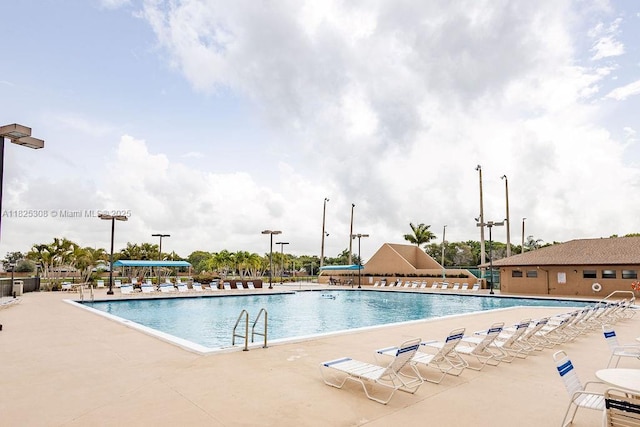 3420 NW 21st Ct, Coconut Creek, FL 33066 - community pool featuring a patio