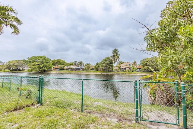 3420 NW 21st Ct, Coconut Creek, FL 33066 - water view with a gate