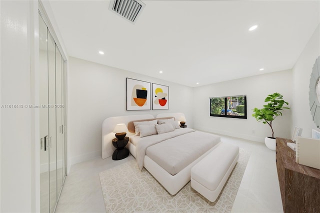 1344 SW 18th St, Miami, FL 33145 - bedroom with recessed lighting and baseboards