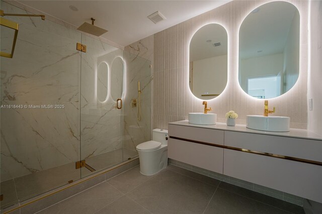1344 SW 18th St, Miami, FL 33145 - bathroom featuring a sink and tile walls