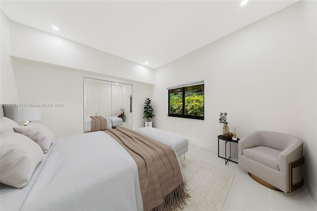 1344 SW 18th St, Miami, FL 33145 - bedroom with recessed lighting and a closet
