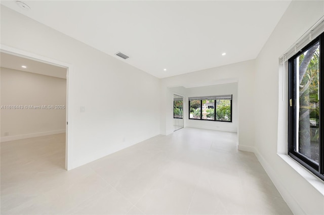 1344 SW 18th St, Miami, FL 33145 - unfurnished room with recessed lighting and baseboards