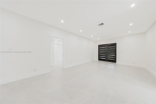 1344 SW 18th St, Miami, FL 33145 - unfurnished room with recessed lighting and baseboards