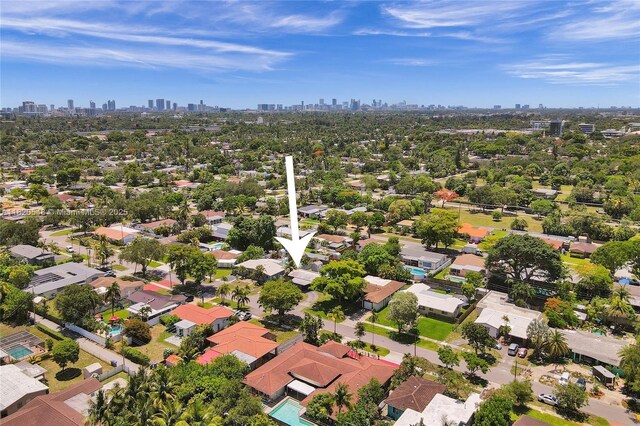 3338 Cleveland St, Hollywood, FL 33021 - drone / aerial view of skyline
