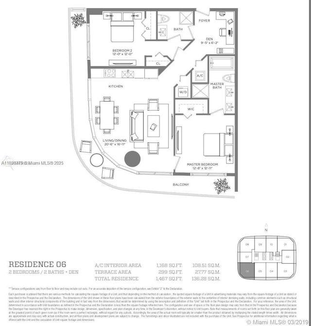 55 SW 9th St Unit 2706, Miami, FL 33130 - view of property floor plan