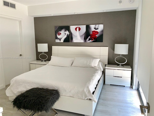 55 SW 9th St Unit 2706, Miami, FL 33130 - bedroom featuring wood finished floors