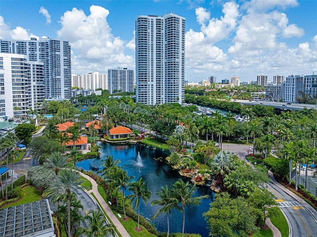 3500 Mystic Pointe Dr Unit 1702, Aventura, FL 33180 - aerial overview of property's location with nearby urban area and a large body of water