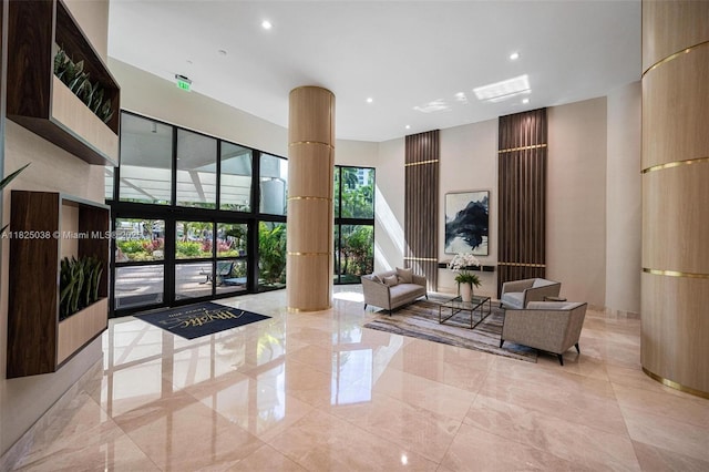 3500 Mystic Pointe Dr Unit 1702, Aventura, FL 33180 - building lobby with recessed lighting