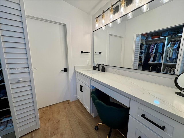 2091 SW 157th Ave, Miramar, FL 33027 - full bath with wood finished floors, vanity, and a walk in closet
