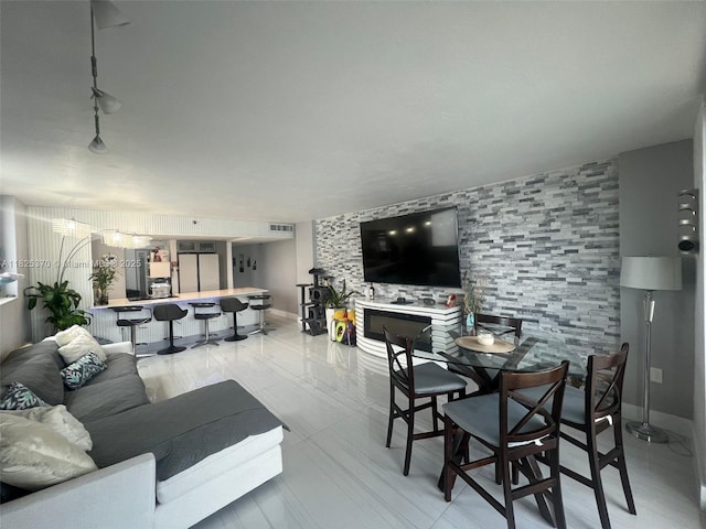 17878 N Bay Rd Unit 507, Sunny Isles Beach, FL 33160 - living area with baseboards