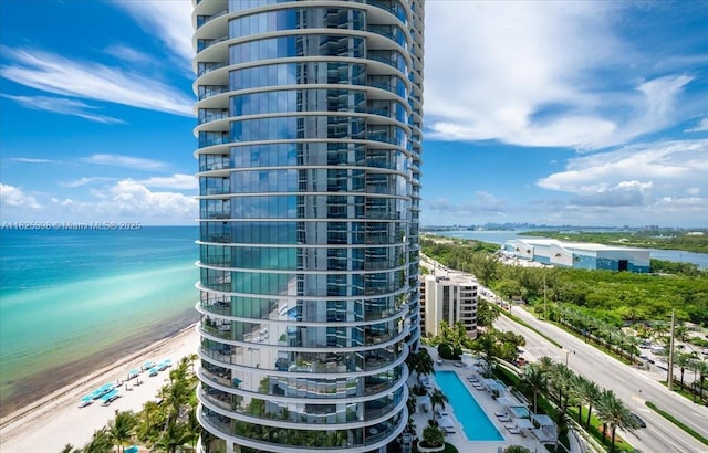 15811 Collins Ave Unit 1502, Sunny Isles Beach, FL 33160 - view of building exterior featuring a water view