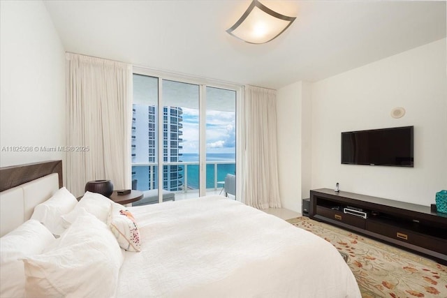 15811 Collins Ave Unit 1502, Sunny Isles Beach, FL 33160 - bedroom with access to outside and floor to ceiling windows