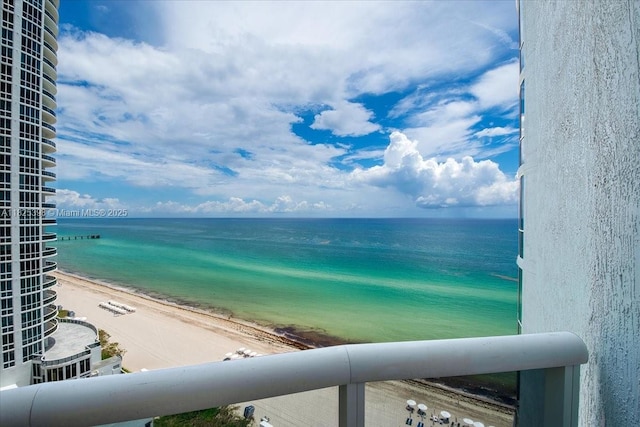 15811 Collins Ave Unit 1502, Sunny Isles Beach, FL 33160 - water view with nearby beach