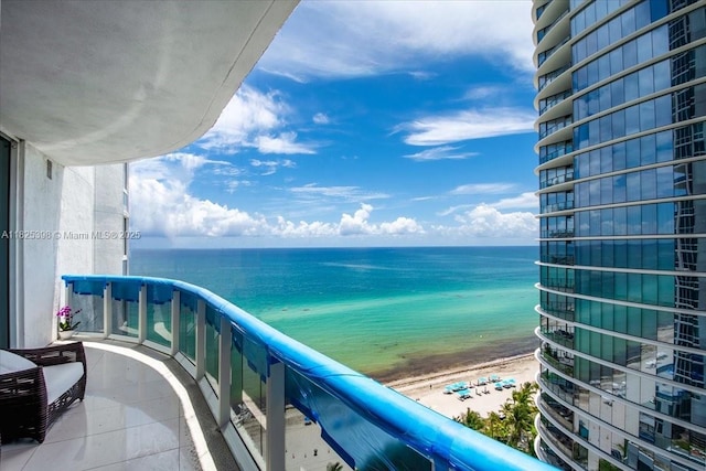 15811 Collins Ave Unit 1502, Sunny Isles Beach, FL 33160 - balcony with a water view