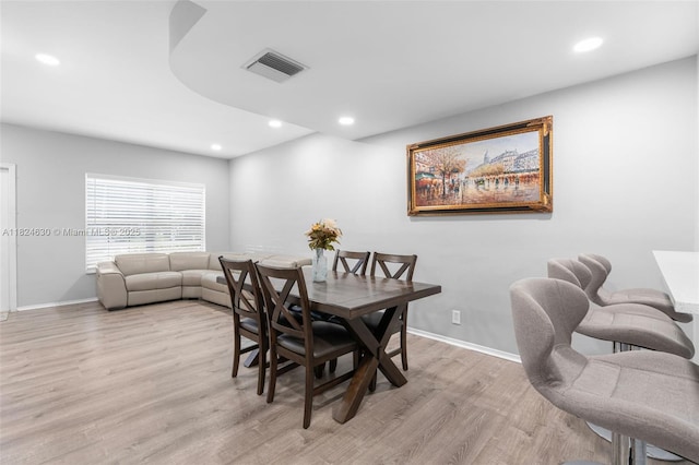 11000 Sand Piper Ct, Tamarac, FL 33321 - dining room featuring light wood-style flooring and recessed lighting