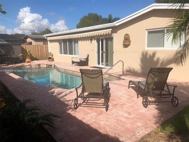 9200 SW 54th St, Cooper City, FL 33328 - view of swimming pool featuring a patio area and french doors