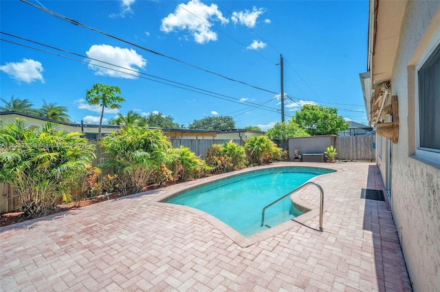 9200 SW 54th St, Cooper City, FL 33328 - view of swimming pool with a fenced backyard and a patio