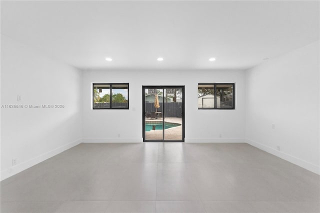 2231 N 49th Ave, Hollywood, FL 33021 - unfurnished room featuring recessed lighting and light tile patterned floors