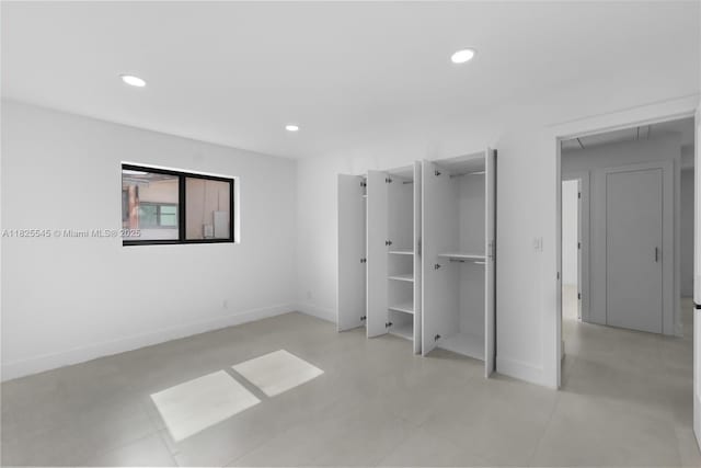 2231 N 49th Ave, Hollywood, FL 33021 - unfurnished bedroom with recessed lighting and baseboards