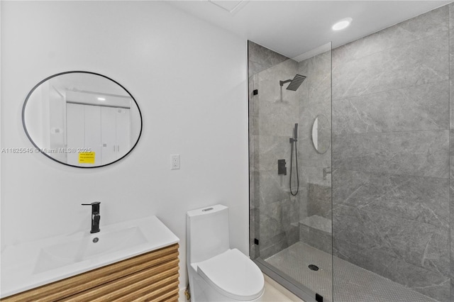 2231 N 49th Ave, Hollywood, FL 33021 - bathroom featuring a walk in shower and vanity