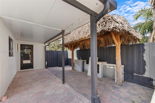 2231 N 49th Ave, Hollywood, FL 33021 - fenced backyard with a patio