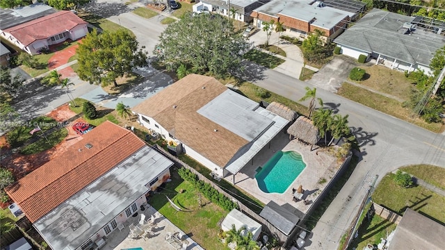 2231 N 49th Ave, Hollywood, FL 33021 - bird's eye view of a pool area