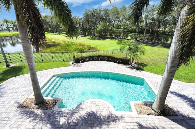 11844 Foxbriar Lake Trl, Boynton Beach, FL 33473 - view of swimming pool with a fenced backyard