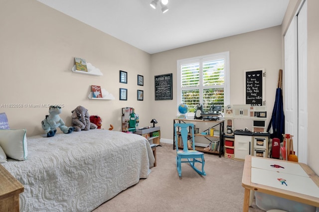 11844 Foxbriar Lake Trl, Boynton Beach, FL 33473 - bedroom with carpet and a closet