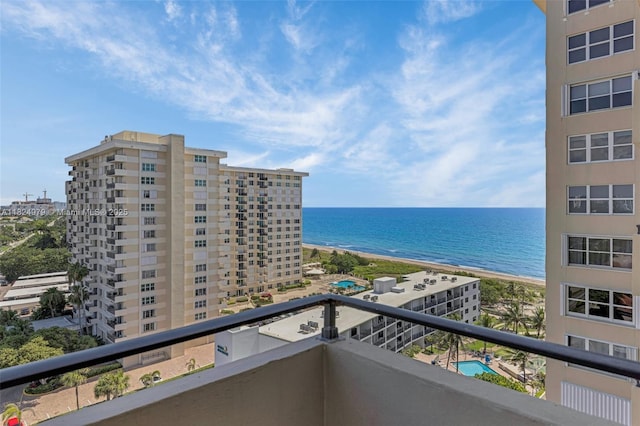 2000 S Ocean Blvd Unit 11M, Lauderdale By The Sea, FL 33062 - balcony featuring a water view