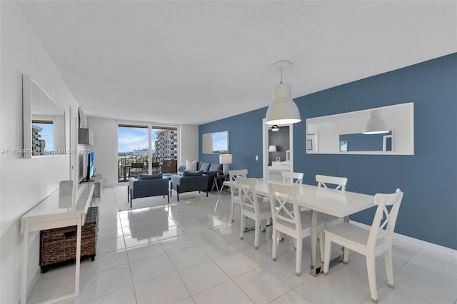 2000 S Ocean Blvd Unit 11M, Lauderdale By The Sea, FL 33062 - dining space with light tile patterned floors