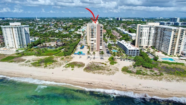 2000 S Ocean Blvd Unit 11M, Lauderdale By The Sea, FL 33062 - view of urban area featuring unending shoreline