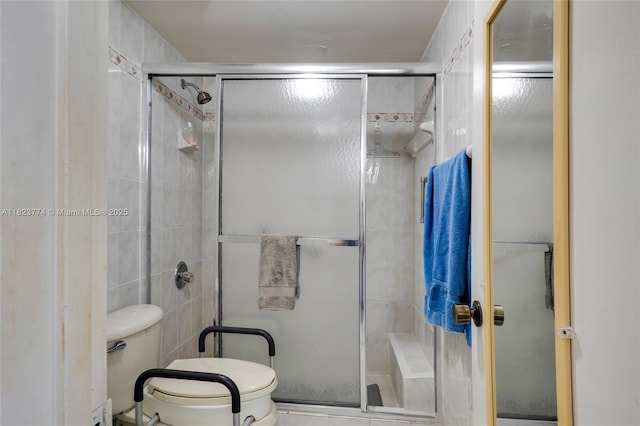 5800 SW 127th Ave Unit 2307, Miami, FL 33183 - full bath with a stall shower and tile walls