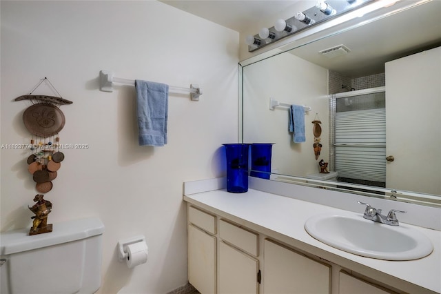 5800 SW 127th Ave Unit 2307, Miami, FL 33183 - full bathroom featuring vanity and a shower with shower door